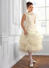 Robe de Noël pour les filles avec une jupe moelleuse