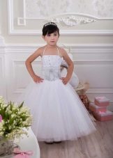Robe du Nouvel An pour la fille magnifique avec des pâtes