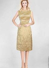 robe en taffetas coupe simple