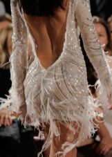 Robe de soirée à franges