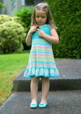 Robe d'été en maille pour fille 5 ans