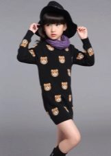 Robe d'hiver pour les filles de 5 ans