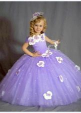Robe de bal élégante pourpre pour filles