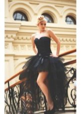 Jupe un paquet de tulle avec un train