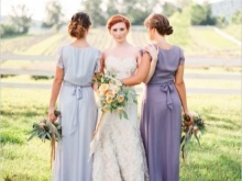 Robes de lavande au mariage