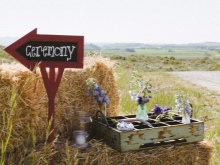Décoration de mariage rustique