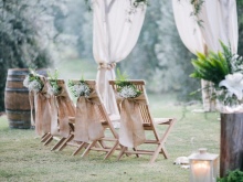 Décoration de mariage rustique