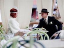 Mariage dans le style des années 30