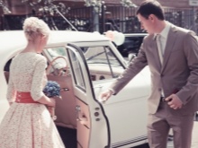 Mariage dans un style rétro