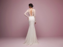 Robe de mariée sirène col en V