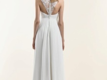 Robe de mariée avec dentelle au dos