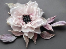Flor frisada coração