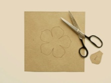 Teste padrão de flor de tecido