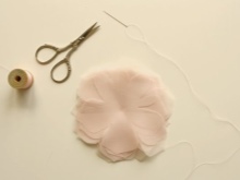 Flor de corte de tecido