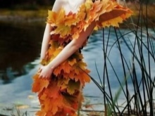 Robe feuille