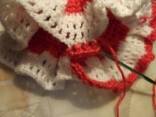 Tricoter une robe avec un joug pour les filles de 1 à 3 ans - étape 5