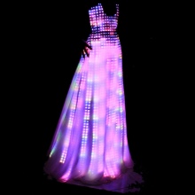 Robe de mariée avec rétro-éclairage