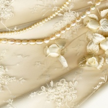 Tissus pour une robe de mariée