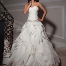 Robe de mariée en cristal