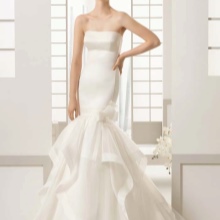 Sirène Robe De Mariée En Mousseline De Soie