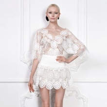 Robe de soirée courte dentelle