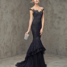 Sirène robe de soirée en dentelle