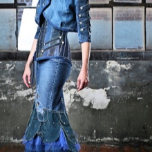 Robe de mariée en jean