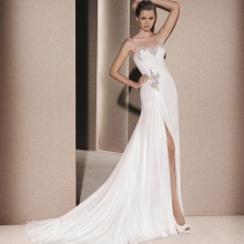 Robe de mariée fendue La Sposa