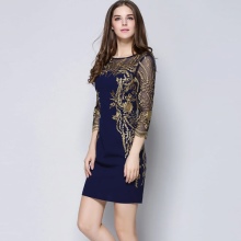 Mini robe de soirée de Chine