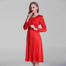 Robe en polyester viscose