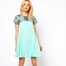 Robe trapézoïdale pour femme avec sablier