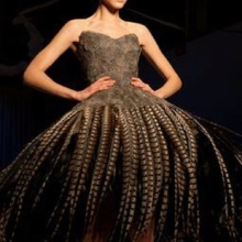 Robe de plumes