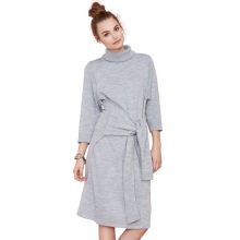 Chauve-souris midi en maille gris clair