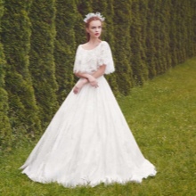  Robe de mariée à manches libres