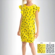 Robe d'été jaune pour les filles