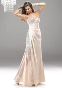 longue robe de mariée fendue