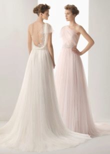 Robe de mariée longue dos et strass