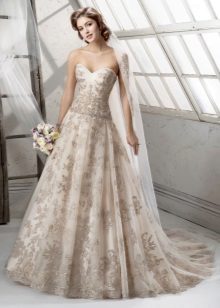 Robe de mariée lilas
