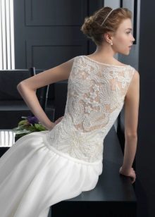 Robe de mariée avec dos ouvert