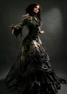 Robe de mariée gothique