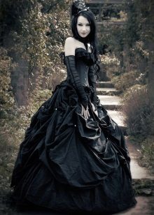 Robe de mariée gothique