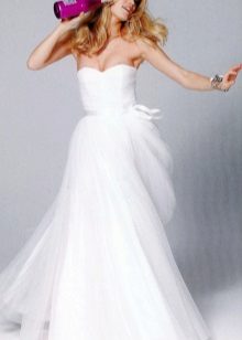 Esküvői ruha draped bodice