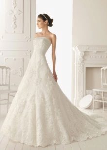 Robe de mariée longue silhouette