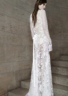 Robe de mariée en dentelle par Wong