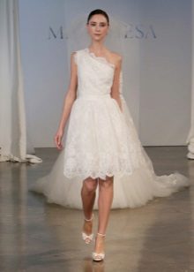 Robe de mariée en dentelle de style Empire