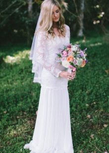 Robe de mariée de style simple
