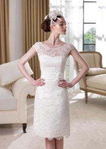 Robe de mariée courte simple
