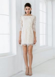 Robe de mariée courte simple