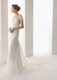 Robe de mariée courte et droite