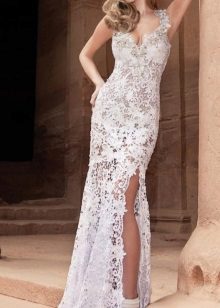 Robe de mariée droite plage